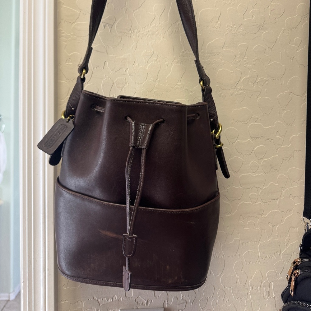 Vintage Coach bucket bag 9804
